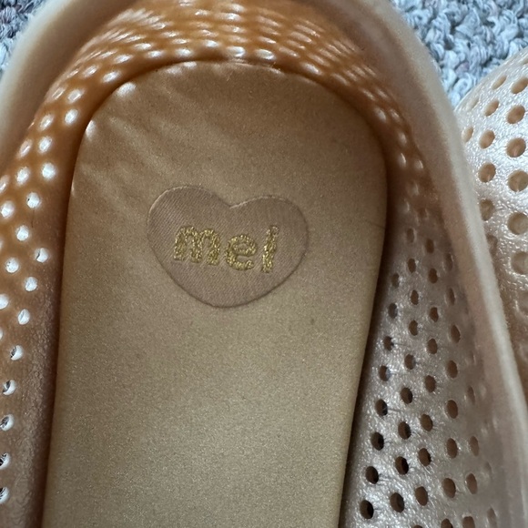 Melissa Beige Bow Flats - Picture 5 of 8